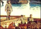 Movimenti di truppe nell'estuario di Giulio Aristide Sartorio