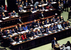XI Legislatura - Governo Ciampi - Ciampi a Montecitorio presenta il suo governo (da L'Illustrazione italiana n. 87, estate 1993 p. 9)